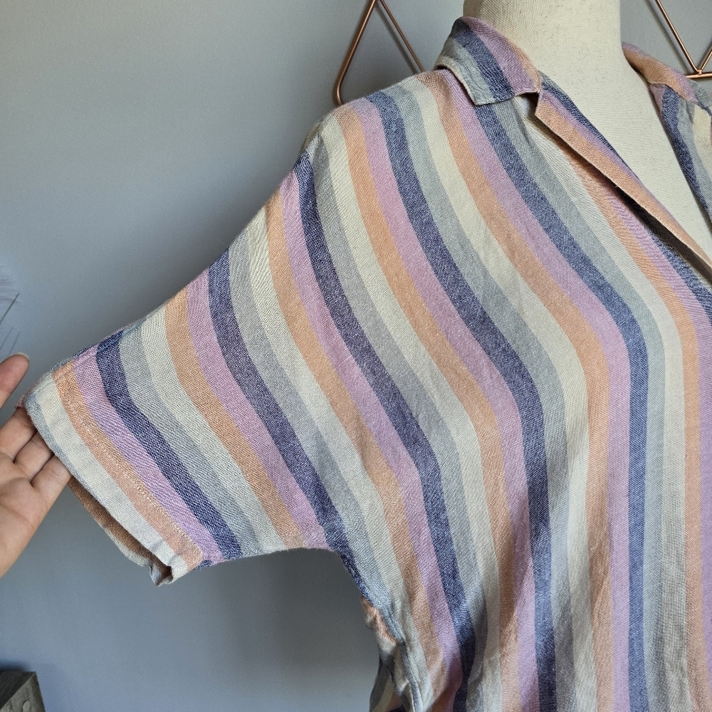 Rails, New, Marley Mandalay Stripe Button Front L… - image 6